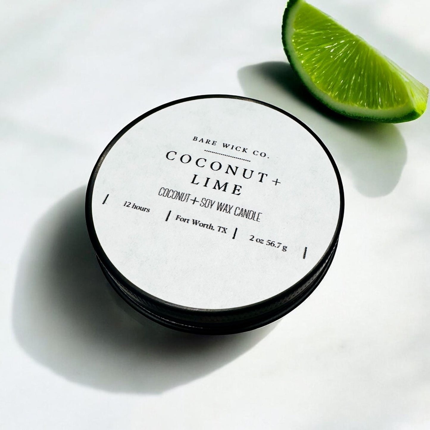 Coconut + Lime 2 oz Candle