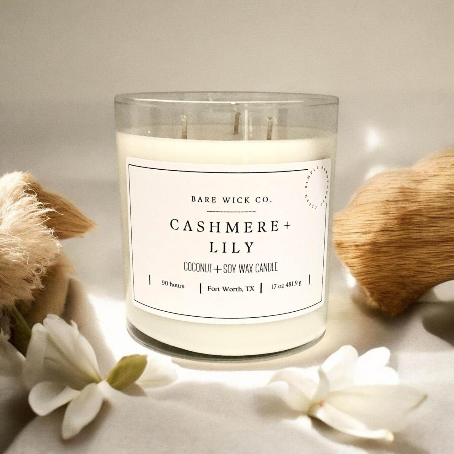 Cashmere + Lily 17 oz Candle