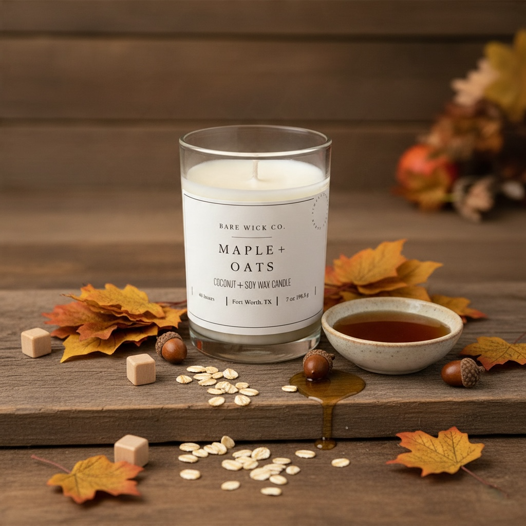 Maple + Oats 7 oz Candle