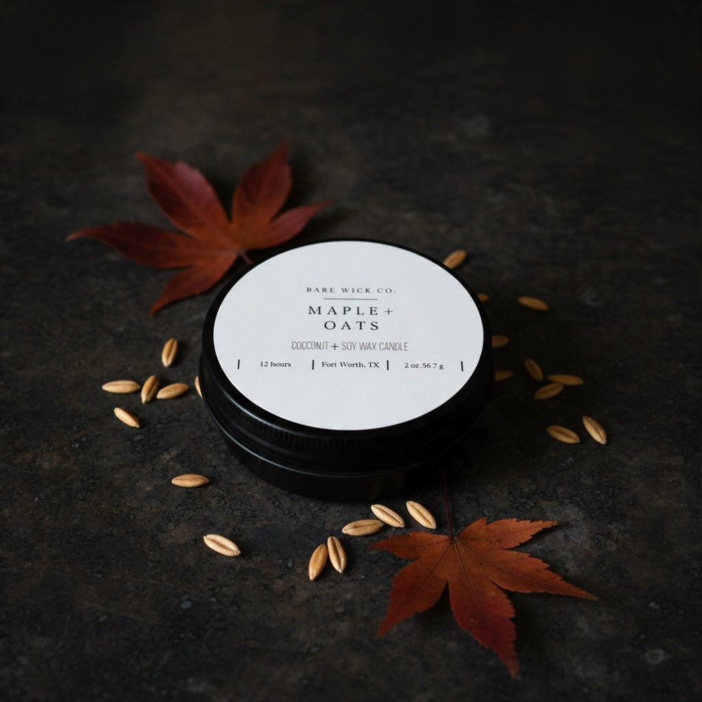 Maple + Oats 2 oz Candle
