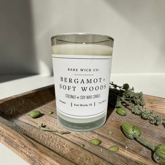Bergamot + Soft Woods 7 oz Candle