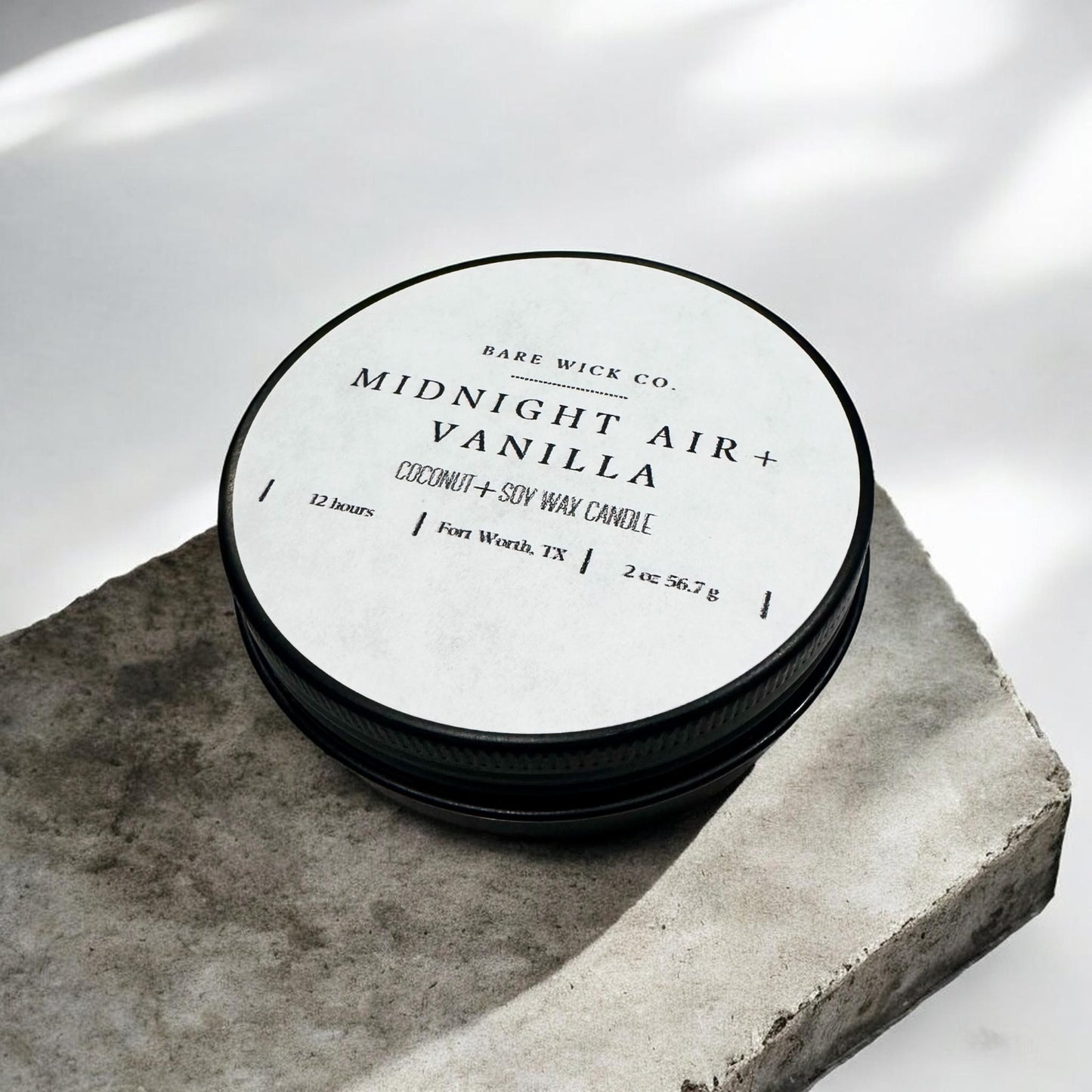 Midnight Air + Vanilla 2 oz Candle
