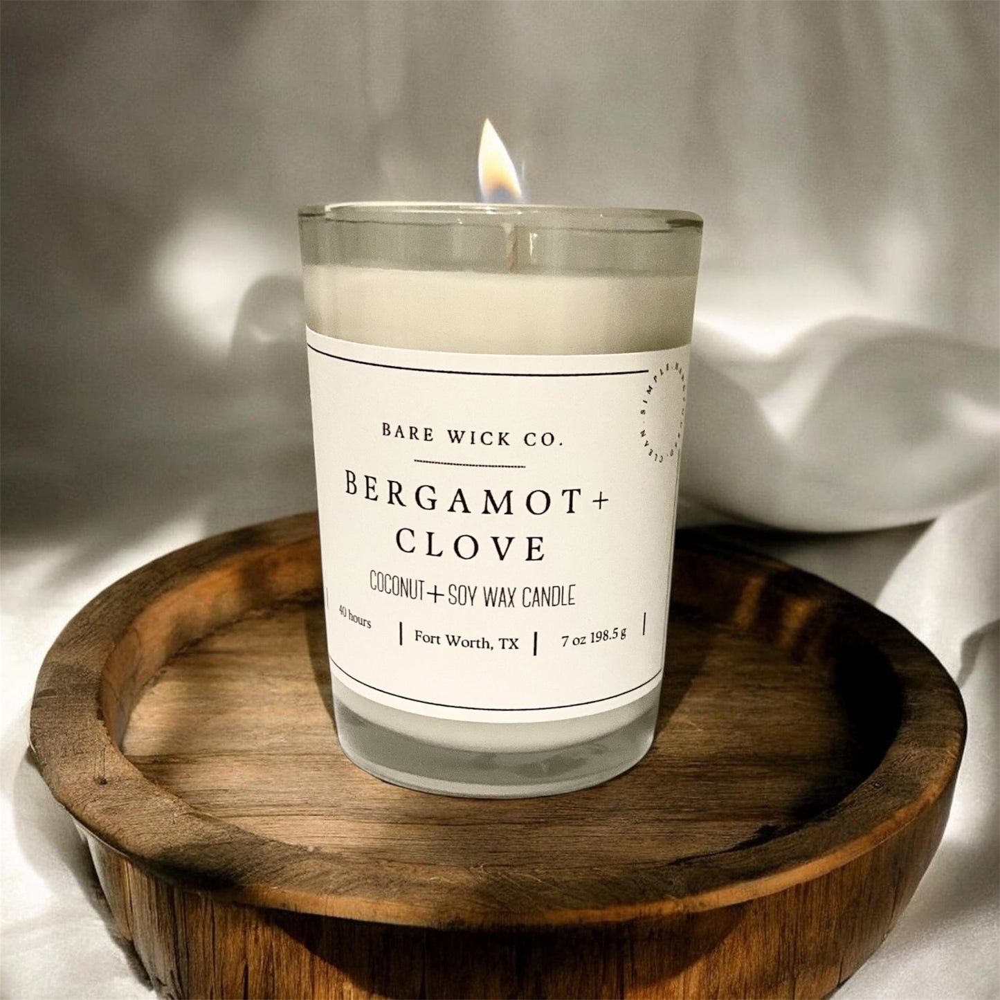 Bergamot + Clove 7 oz Candle