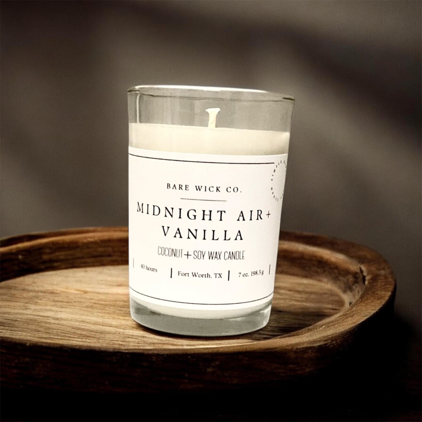 Midnight Air + Vanilla 7 oz Candle