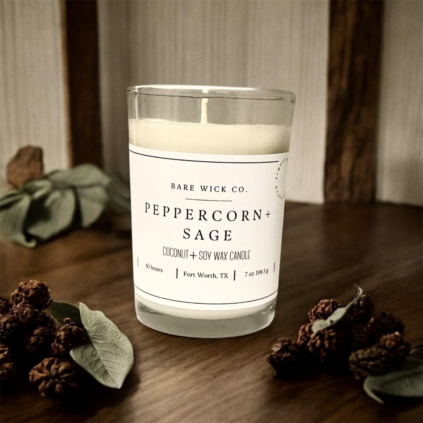 Peppercorn + Sage 7 oz Candle