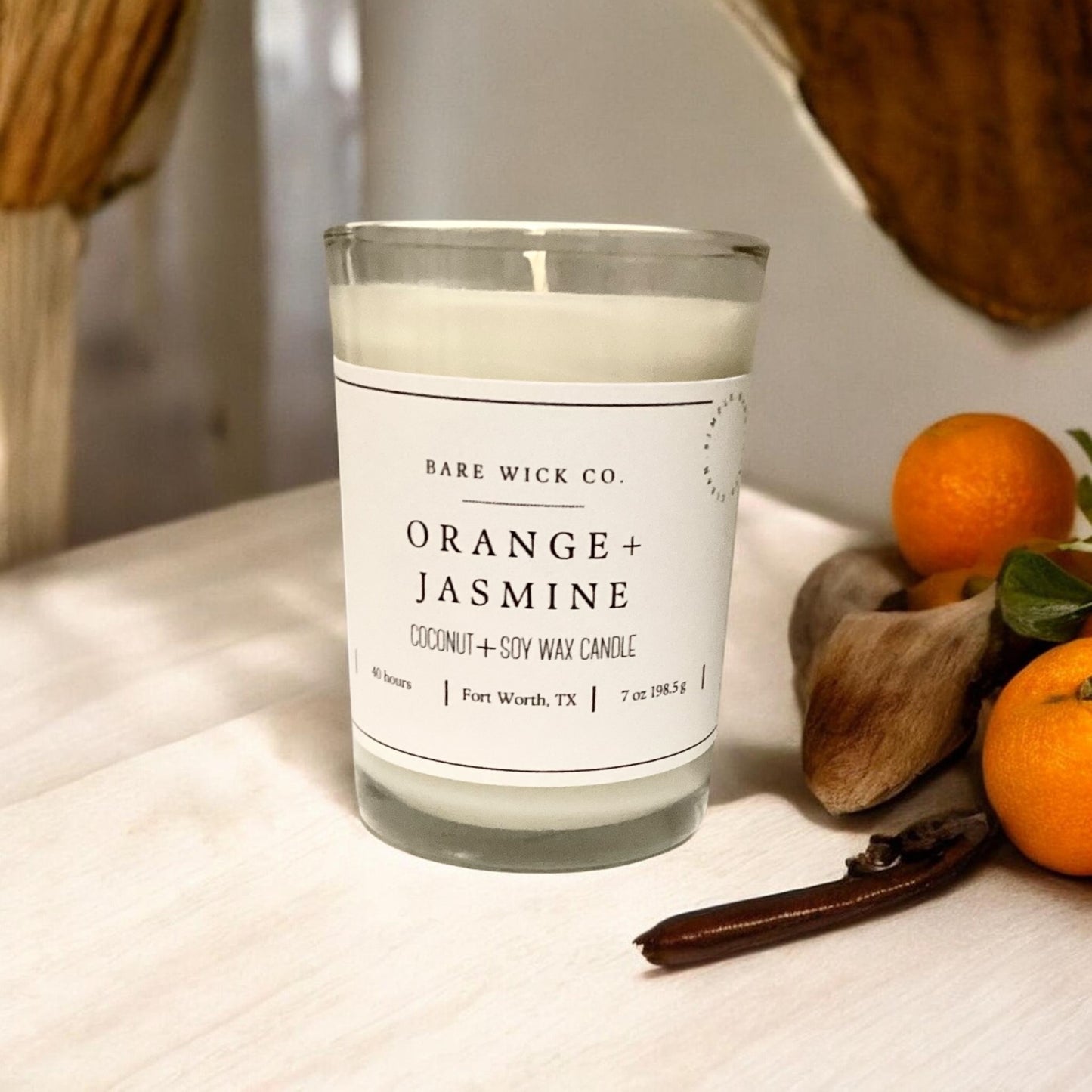 Orange + Jasmine 7 oz Candle