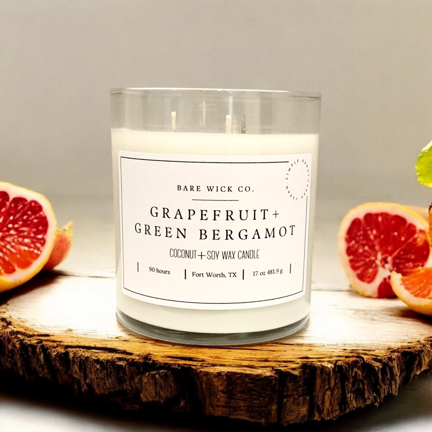 Grapefruit + Green Bergamot 17 oz Candle