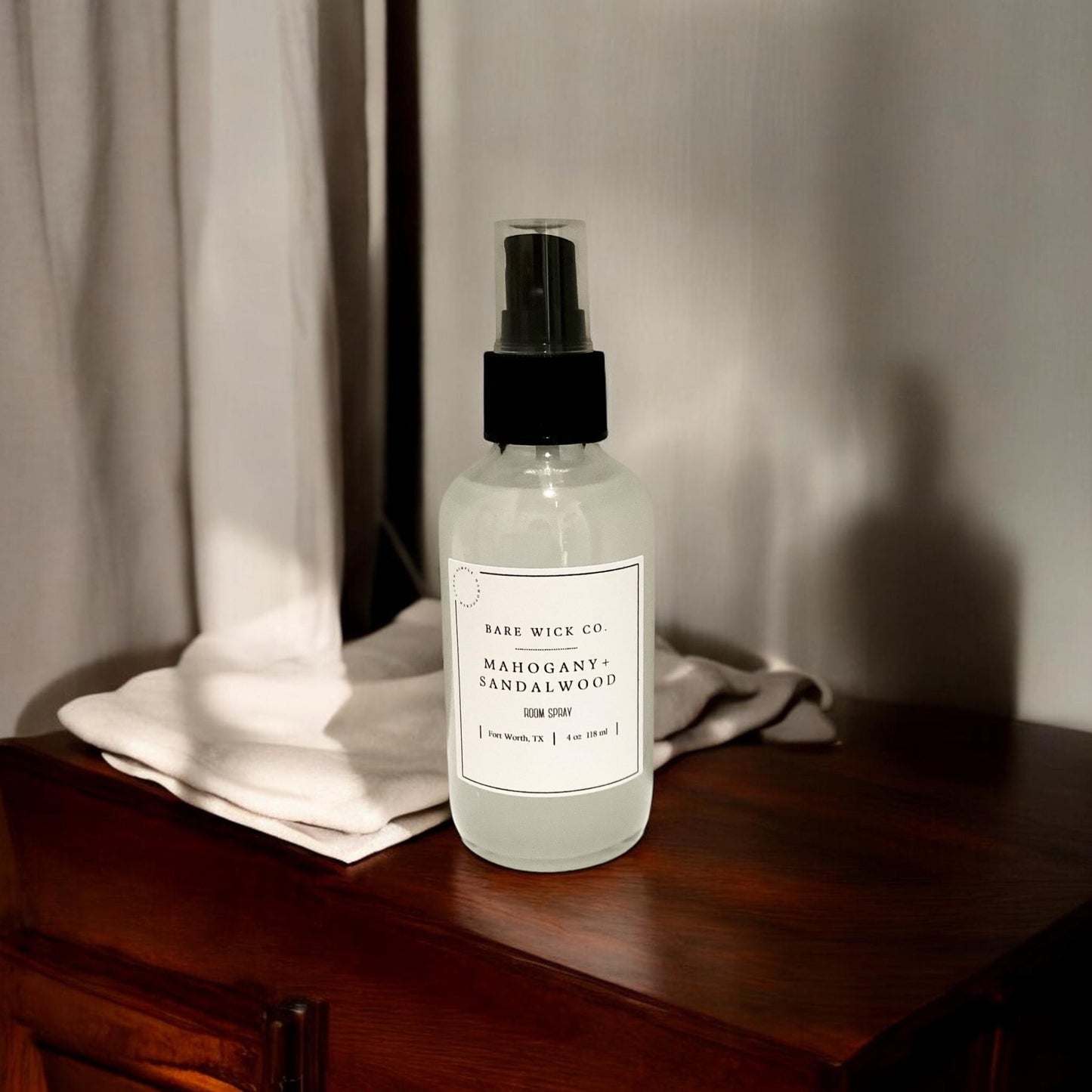 Mahogany + Sandalwood 4 oz Room Spray