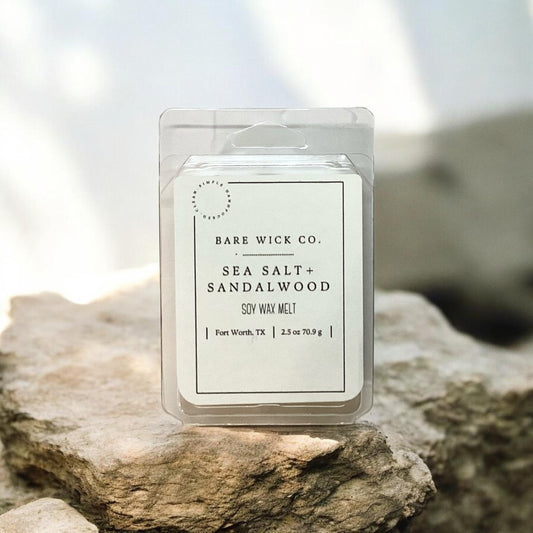 Sea Salt + Sandalwood 2.5 oz Wax Melt