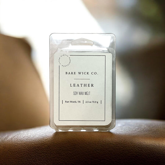 Leather 2.5 oz Wax Melt