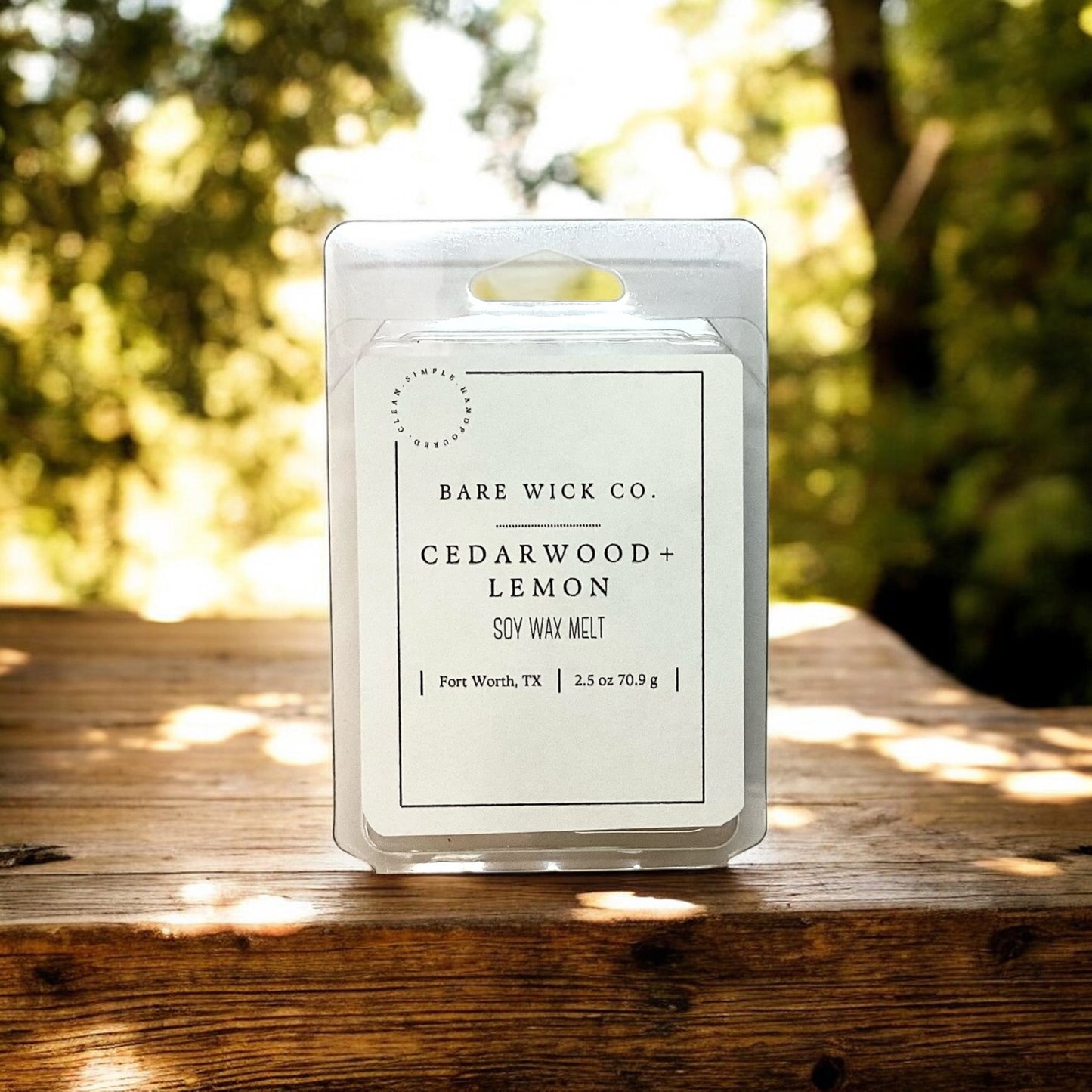 Cedarwood + Lemon 2.5 oz Wax Melt