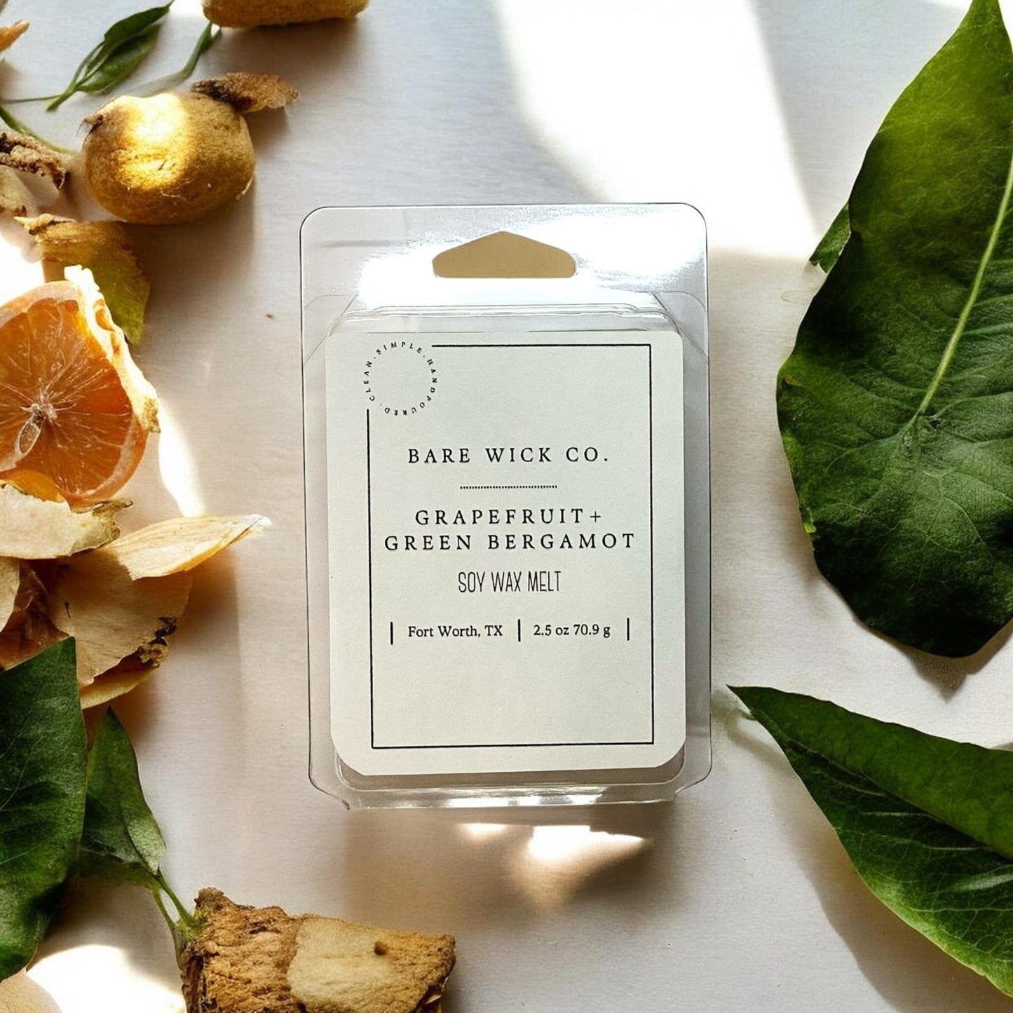 Grapefruit + Green Bergamot 2.5 oz Wax Melt