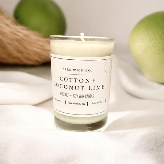 Cotton + Coconut Lime 7 oz Candle