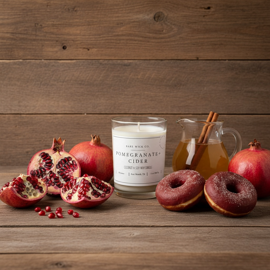 Pomegranate + Cider 7 oz Candle