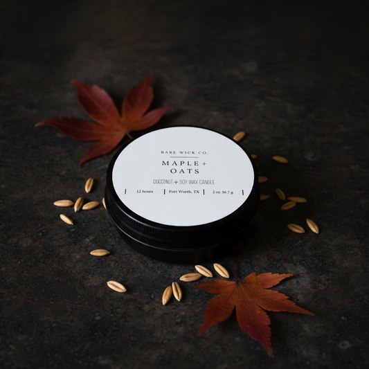 Maple + Oats 2 oz Candle